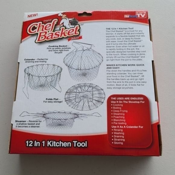 Original Chef Basket 12 in 1 Kitchen Tool NWT - Picture 3 of 3
